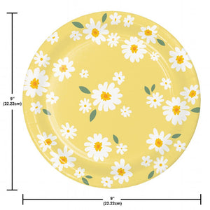 Sweet Daisy Dinner Plate (8 per Pkg) by Creative Converting