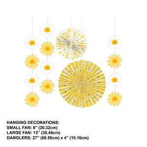 Sweet Daisy Hanging Décor Kit (5 per Pkg)