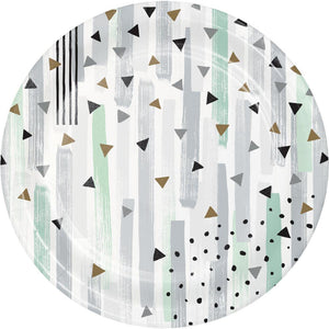 Bulk Pack of 24 Minted Milestone Luncheon Plate