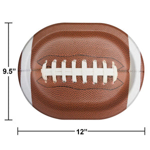 Touchdown Time Oval Platter (8 per Pkg) by Creative Converting