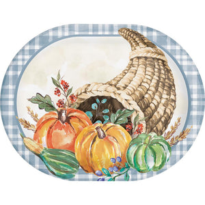 Decadent Cornucopia Oval Platter (8 per Pkg)