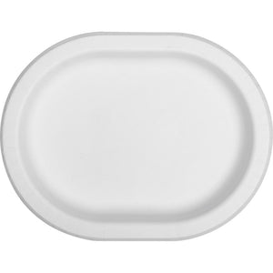 White Oval Platter (8 per Pkg) by Creative Converting