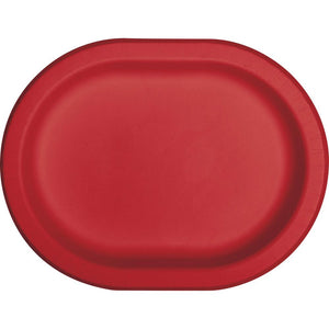 Classic Red Oval Platter (8 per Pkg) by Creative Converting