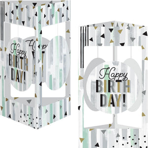 Minted Milestone 3D Centerpiece with Danglers (2 per Pkg) by Creative Converting