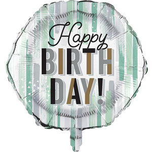 Bulk Pack of 2 Minted Milestone Metallic Balloon