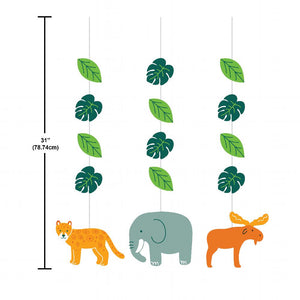 One-derful World Hanging Cutouts (3 per Pkg) by Creative Converting