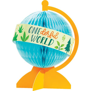 One-derful World Honeycomb Centerpiece (1 per Pkg)