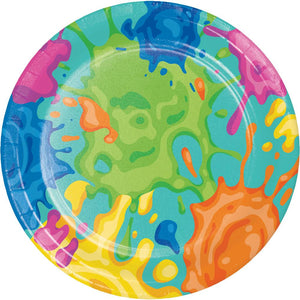 Bulk Pack of 24 Splatter Luncheon Plate