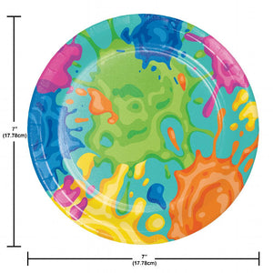 Splatter Luncheon Plate (8 per Pkg) by Creative Converting