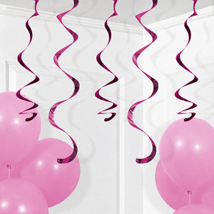 Bulk Pack of 20 Pink Party Dizzy Danglers