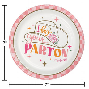 I Beg Your Parton Luncheon Plate, I Beg Your Parton (8 per Pkg) by Creative Converting