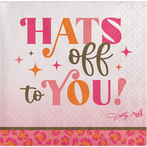 Dolly Parton I Beg Your Parton "Hats Off to You" Beverage Napkins