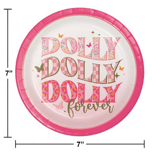 I Beg Your Parton Luncheon Plate, Dolly Forever (8 per Pkg) by Creative Converting