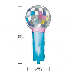 Birthday Beats Metallic Balloon Shaped (1 per Pkg) by Creative Converting