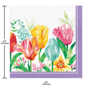 Beautiful Blooms Easter Luncheon Napkin (16/Pkg)