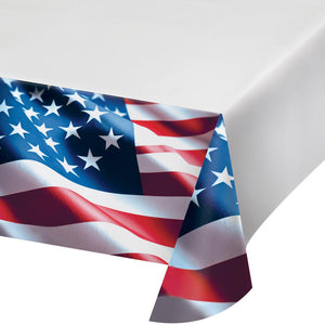 Freedom Flag Paper Tablecover (1/Pkg)