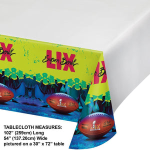 Super Bowl LIX Plastic Tablecover (1/Pkg)