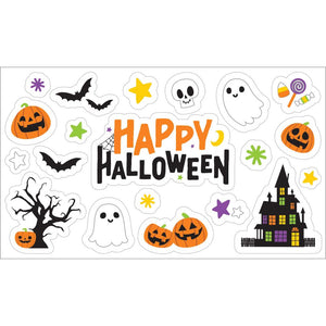 Halloween Gel Window Clings (1/Pkg)