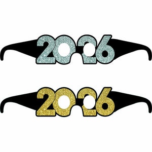 2026 New Year Paper Glasses (6/Pkg)