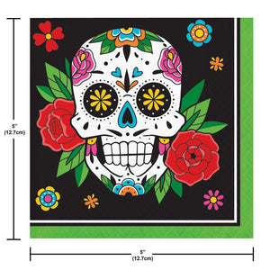 Skelebration 2-Ply Paper Beverage Napkin (16/Pkg)