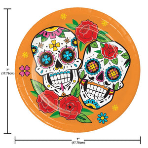 Skelebration 6.75 inch Paper Luncheon Plate (8/Pkg)