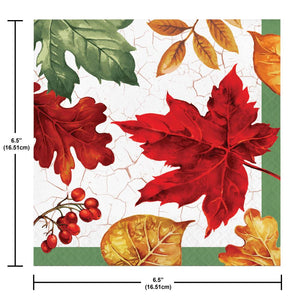 Autumn Air 2-Ply Paper Luncheon Napkin (16/Pkg)