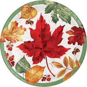 Autumn Air 6.75 inch Paper Luncheon Plate (8/Pkg)