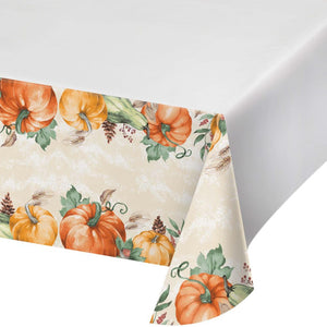 Harvest Delight Paper Tablecover, 54" x 102" (1/Pkg)