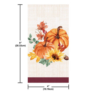 Fall Feast 2-Ply Paper Guest Towel (16/Pkg)