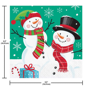 Frosty Friends 2-Ply Paper Luncheon Napkin (16/Pkg)