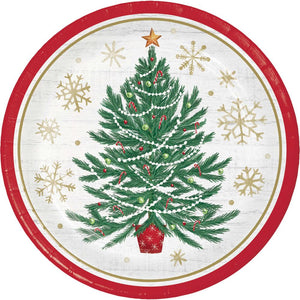 Timeless Tree 8.75 inch Paper Dinner Plate (8/Pkg)