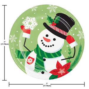 Christmas Cheer 6.75 inch Paper Luncheon Plate (8/Pkg)