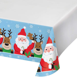 Christmas Cheer Paper Tablecover, 54" x 102" (1/Pkg)