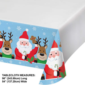 Christmas Cheer Paper Tablecover, 54" x 102" (1/Pkg)