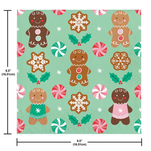 Holiday Sweets 2-Ply Paper Luncheon Napkin (16/Pkg)