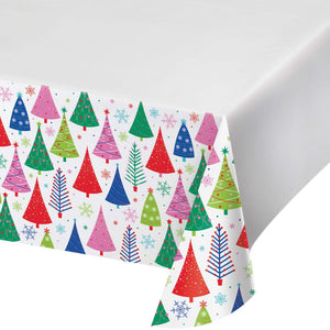 Joyful and Jolly Paper Tablecover, 54" x 102" (1/Pkg)