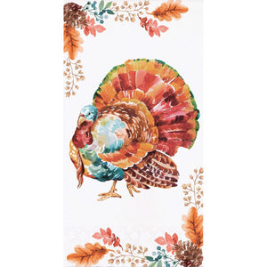 Tasteful Turkey 2-Ply Paper Guest Towel (16/Pkg)