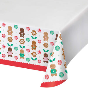 Holiday Sweets Paper Tablecover, 54" x 102" (1/Pkg)