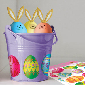 Bulk Easter Party Color Bright Egg Stickers (48 Sheets per Case) by Beistle