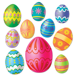 Easter Egg Cutouts - Bulk 240 Pack