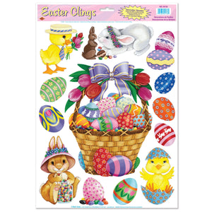 Easter Basket/Friends Clings - Bulk/60 Clings