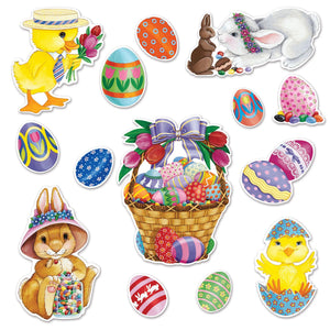 Easter Basket/Friends Cutouts - Bulk/168 Cutouts