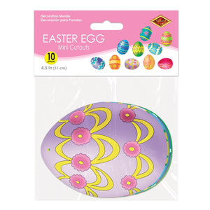 Beistle Bulk Mini Easter Egg Cutouts - 240 Pack