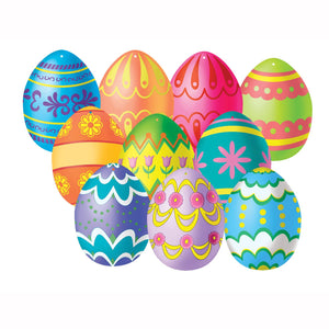 Mini Easter Egg Cutouts - Bulk 240 Pack