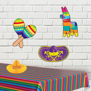 Bulk Cinco de Mayo Party Fiesta Cutouts (Case of 36) by Beistle