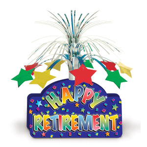 Happy Retirement Party Centerpiece - Bulk 12 Pack