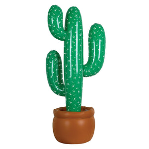 Inflatable Cactus Party Decoration - Bulk 6 Pack