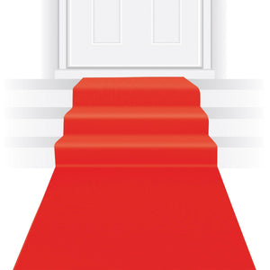 Bulk Awards Night Red Poly Carpet Runner (Case of 6) by Beistle