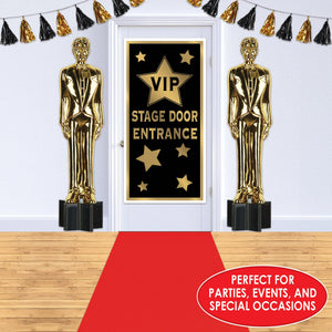 Bulk Awards Night Red Poly Carpet Runner (Case of 6) by Beistle