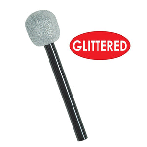 Bulk Awards Night Glittered Microphone (Case of 12) by Beistle